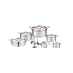 ⁦طقم استيل أرشيا، 16 قطعة، باللون الذهبي الوردي⁩ - الصورة ⁦2⁩