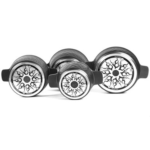 ⁦طقم أواني طهي أرشيا المصنوع من الألماس المصبوب 12 قطعة رصاصي⁩ - الصورة ⁦2⁩