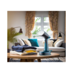 مكواة بخار يدوية من أرشيا باللونين الأسود والأزرق