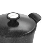 ⁦طقم حلل نيوفلام جرانيت 14 قطعة كوري أسود⁩ - الصورة ⁦3⁩